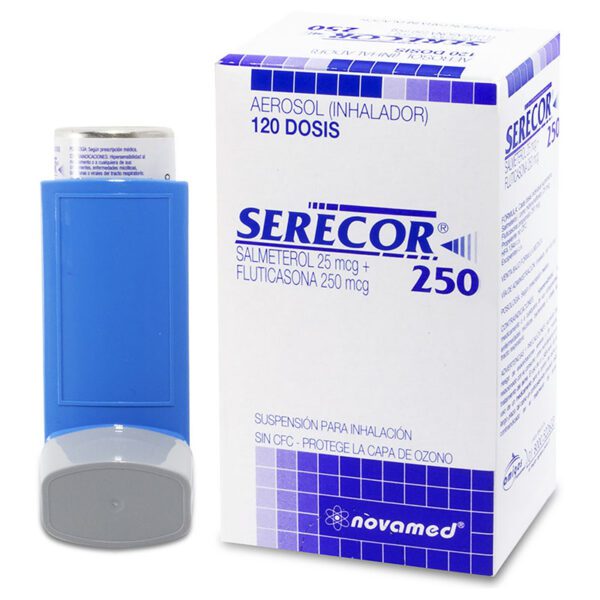 Serecor 25/250 Mg Inhalador 120 Dosis (A)(3%+)(Pae) - Imagen 2