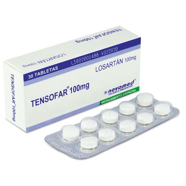 Tensofar 100 Mg 30 Tabletas