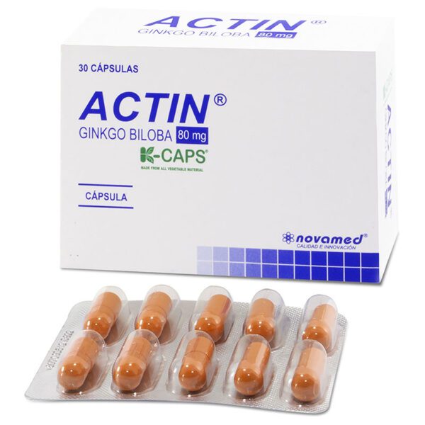 Actin 80 Mg 30 Tabletas (A) - Imagen 2