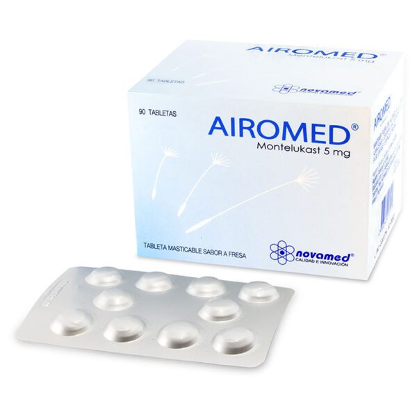 Airomed Masticable 5 Mg 90 Tabletas (A)(M)94311 - Imagen 2