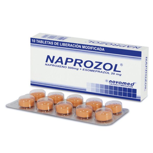 Naprozol 500 Mg 10 Tabletas