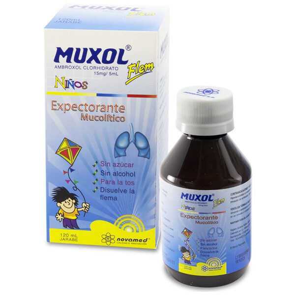 Muxol Flem Niños Jarabe 120 Ml - Imagen 2