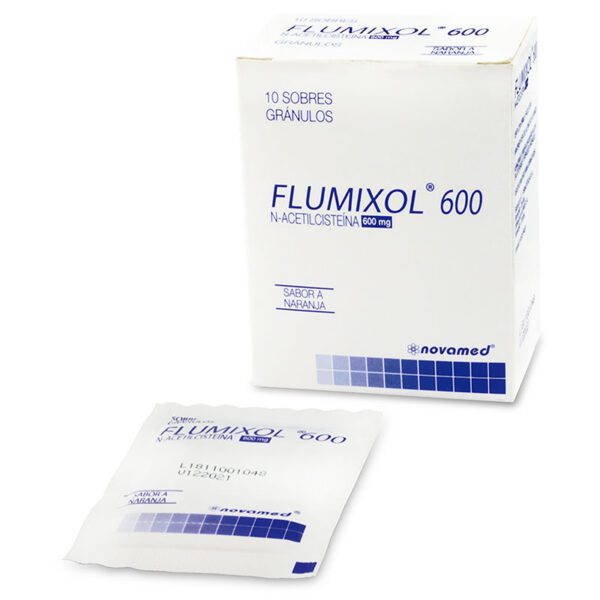 Flumixol 600 Mg 10 Sobres Naranja - Imagen 2