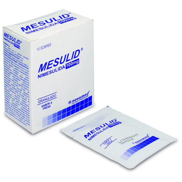 Mesulid Granu. 100 Mg 10 Sobres (3%+)(Pae)