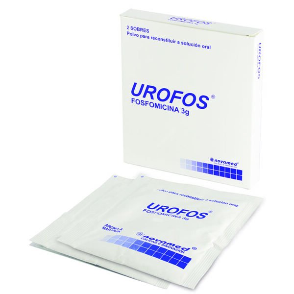 Urofos Fosfomicina 3 Gramos 2 Sobres