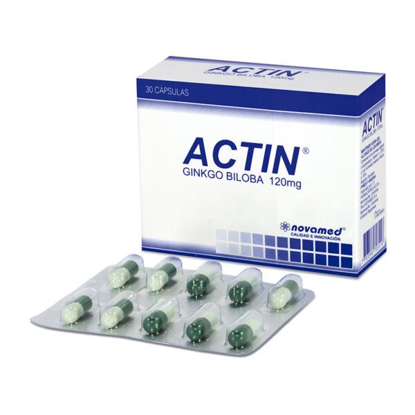 Actin 120 Mg 30 Cápsulas - Imagen 2