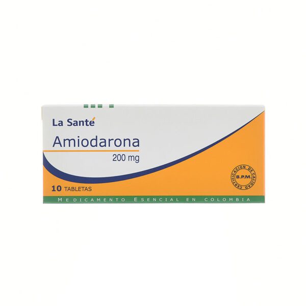 Amiodarona 200 Mg 10 Tabletas Ls