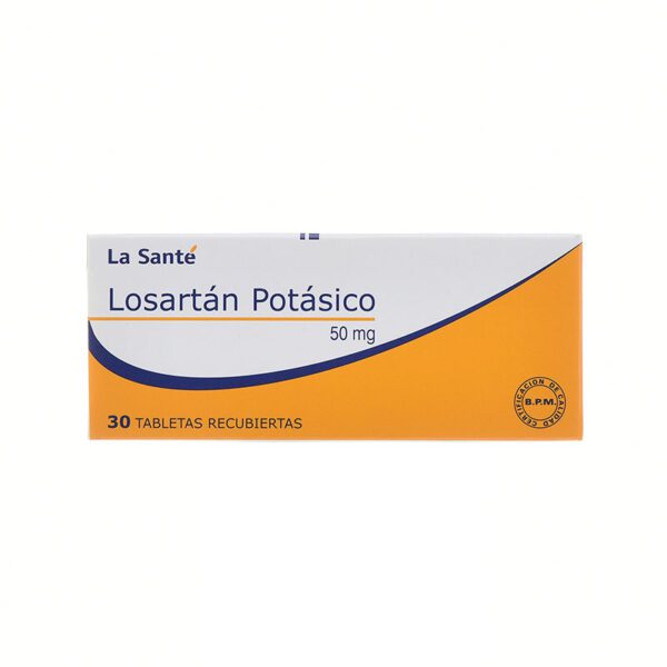 Losartán 50 Mg 30 Tabletas Ls