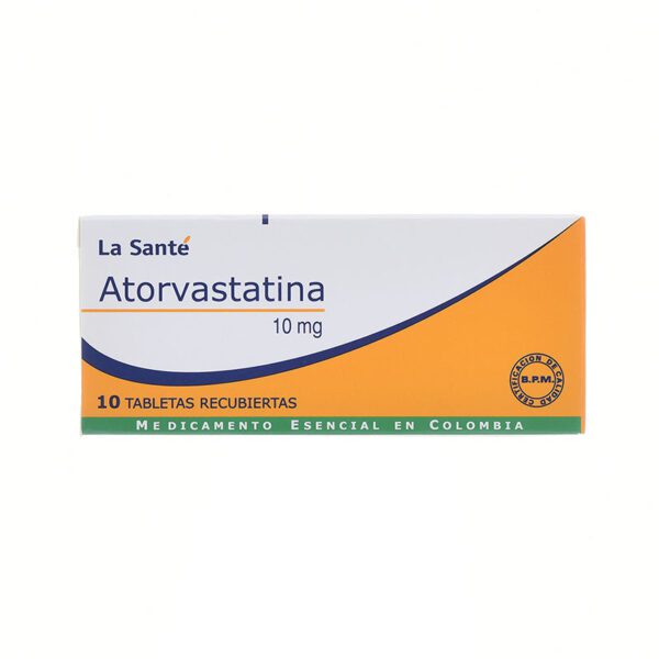 Atorvastatina 10 Mg 10 Tabletas Ls - Imagen 2