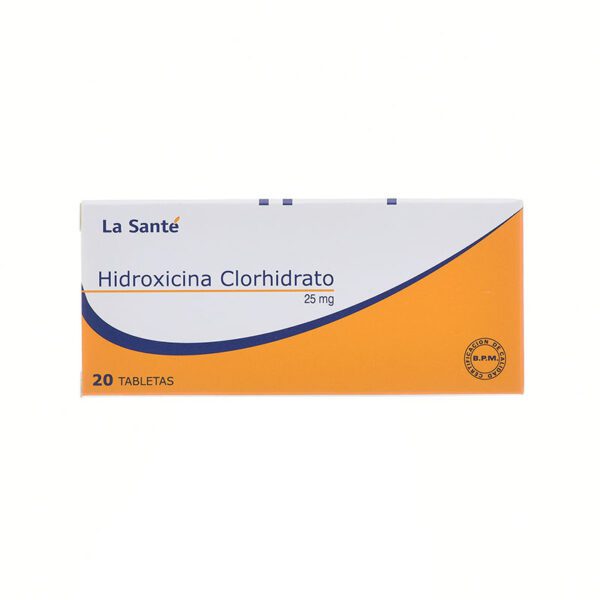 Hidroxicina 25 Mg 20 Tabletas Ls