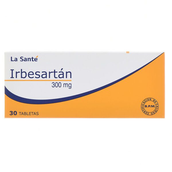 Irbesartán 300 Mg 30 Tabletas Ls(M)37080