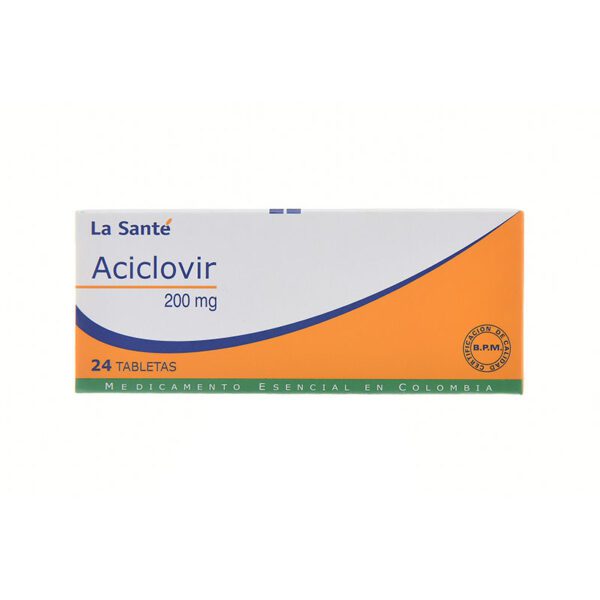 Aciclovir 200 Mg 24 Tabletas Ls