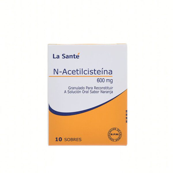 N-Acetilcisteina 600 Mg 10 Sobres Ls - Imagen 2