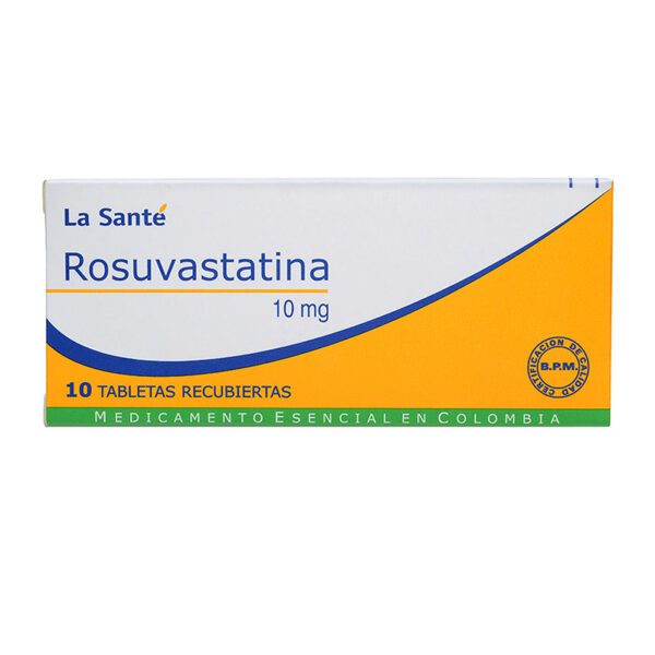 Rosuvastatina 10 Mg 10 Tabletas Ls - Imagen 2