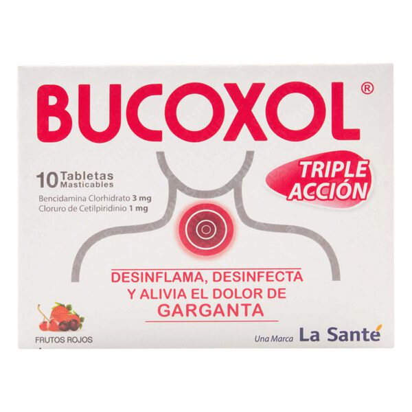 Bucoxol Triple Accion F.Rojos 10 Tbs - Imagen 2