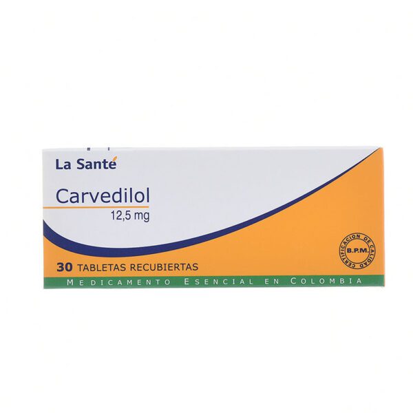 Carvedilol 12.5 Mg 30 Tabletas Ls(M)14820 - Imagen 2