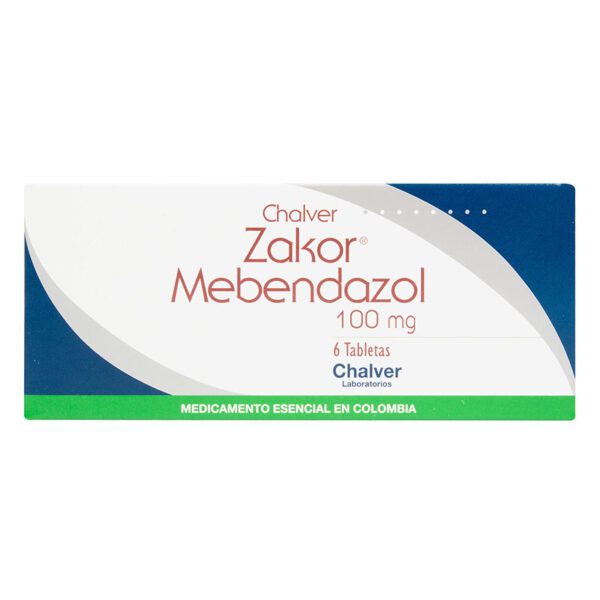 Zakor 100 Mg 6 Tabletas