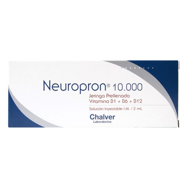 Neuropron 10.000 Solución Inyectable 2 Ml 3 Uds(3%+) - Imagen 2