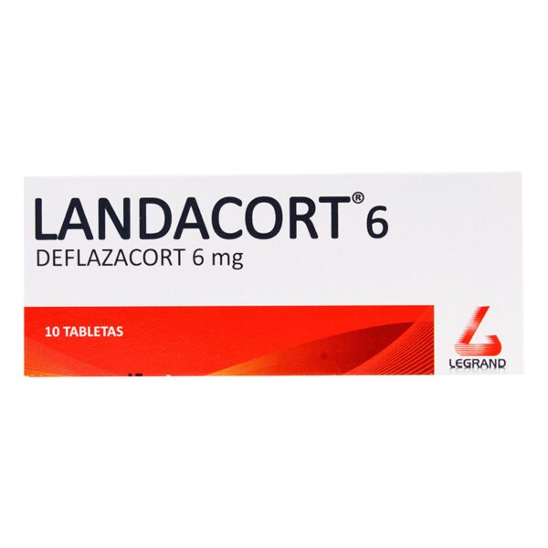 Landacort Deflazacort 6 Mg 10 Tabletas (M)7343 - Imagen 2