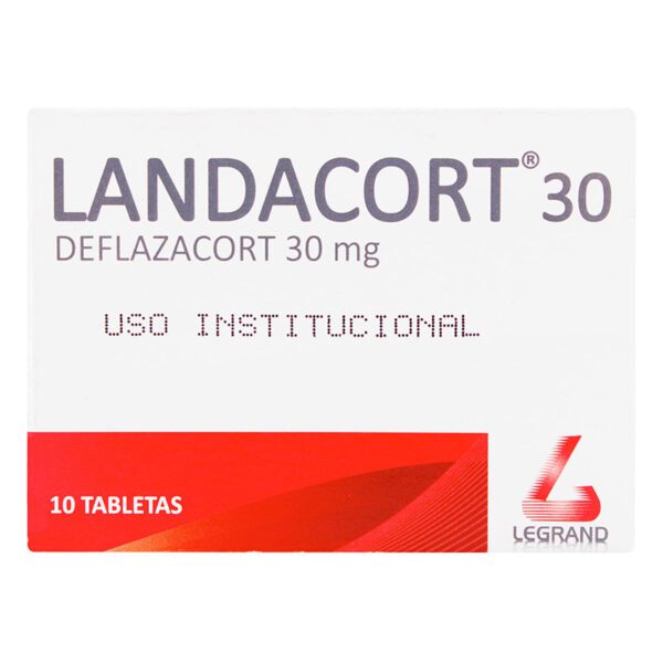 Landacort Deflazacort 30 Mg 10 Tabletas (A)(M)36717 - Imagen 2