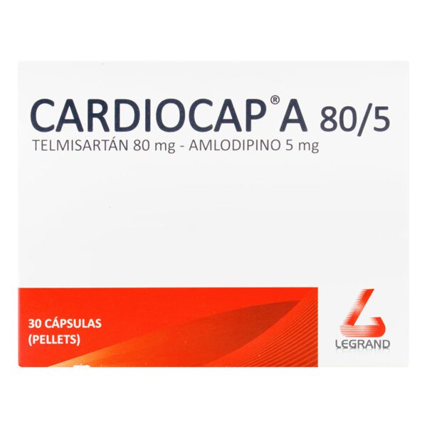 Cardiocap A 80/5 Mg 30 Tabletas (A)(Pae) - Imagen 2