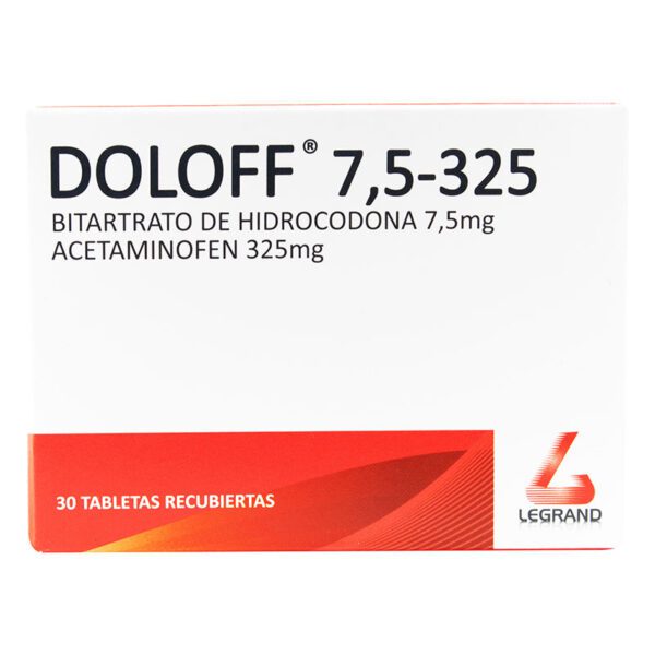 Doloff 7.5-325 30 Tabletas (A)(3%+)(Pae) - Imagen 2