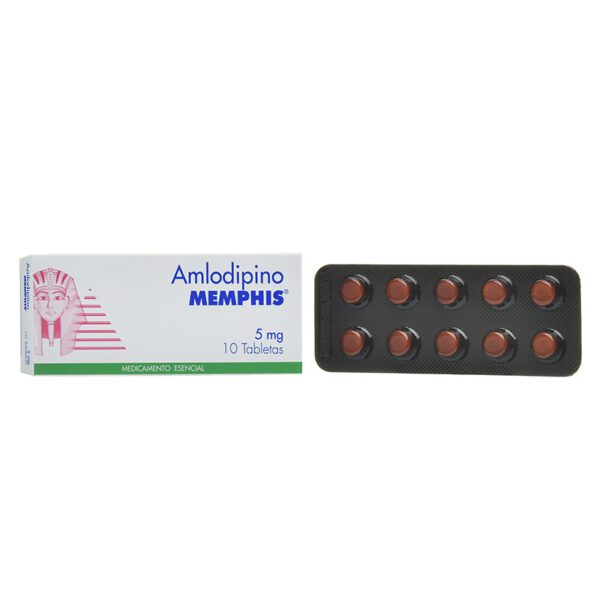 Amlodipino 5 Mg 10 Tabletas Mp