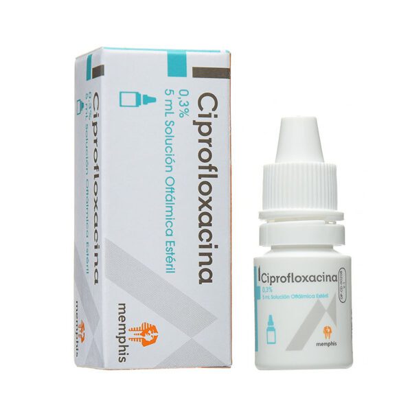 Ciprofloxacina 0.3%Gotas Oftálmicas 5Ml Mp