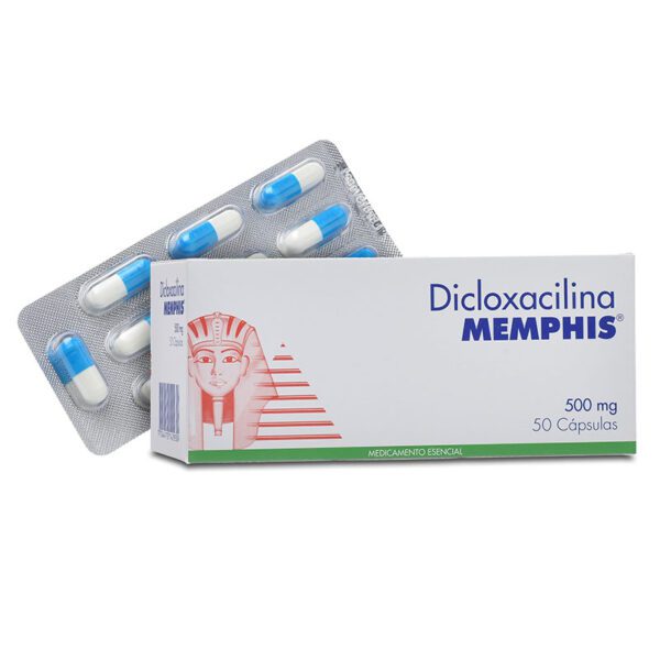 Dicloxacilina 500 Mg 50 Cápsulas Mp - Imagen 2