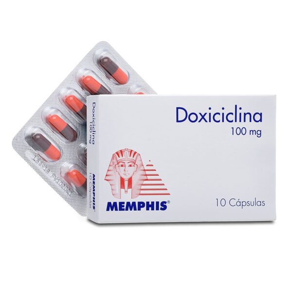 Doxiciclina 100 Mg 10 Tabletas Mp