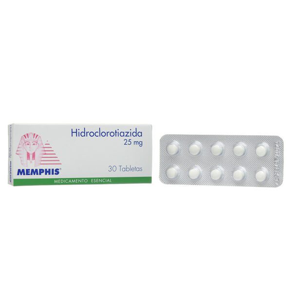 Hidroclorotiazida 25 Mg 30 Tabletas Ml Mp