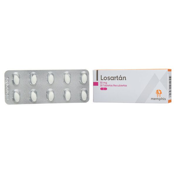 Losartán 50 Mg 30 Tabletas Mp