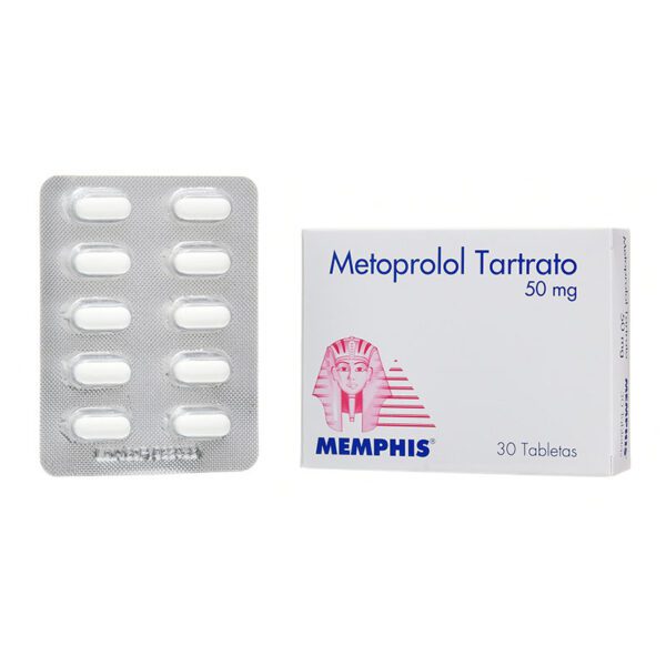 Metoprolol 50 Mg 30 Tabletas Mp(M)12180 - Imagen 2