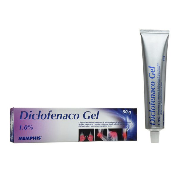 Diclofenaco 1% Gel 50 Gr Mp - Imagen 2