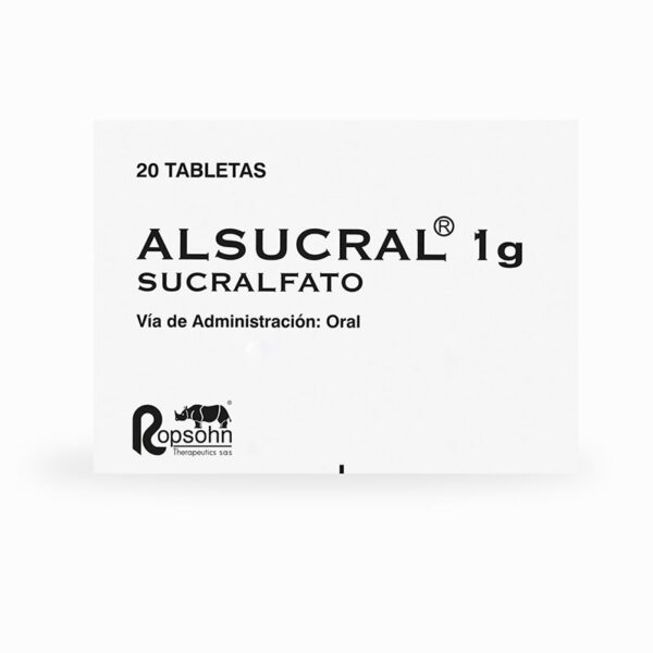 Alsucral 1 Gr 20 Tabletas - Imagen 2