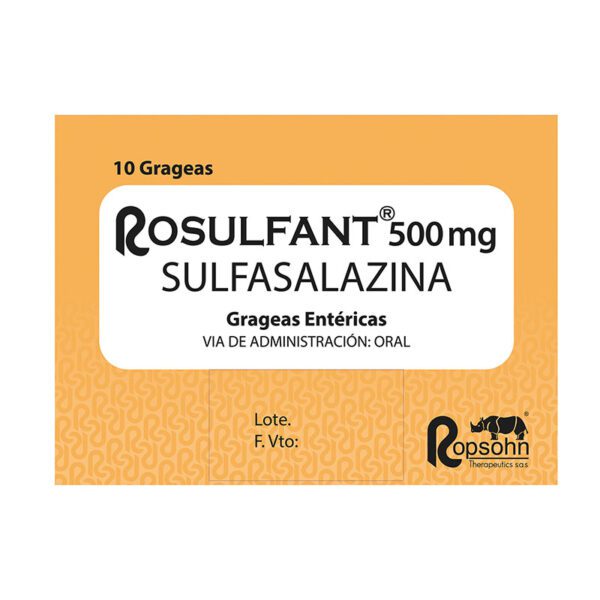 Rosulfant 500 Mg 10 Grageas Enter. - Imagen 2