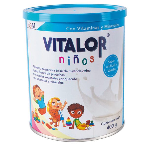 Vitalor Ninos Vitaminas Vainilla 400 Gr - Imagen 2