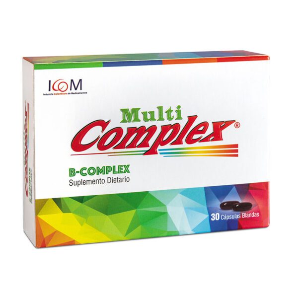 Multicomplex B-Complex X 30 Caps Bl.Icom - Imagen 2