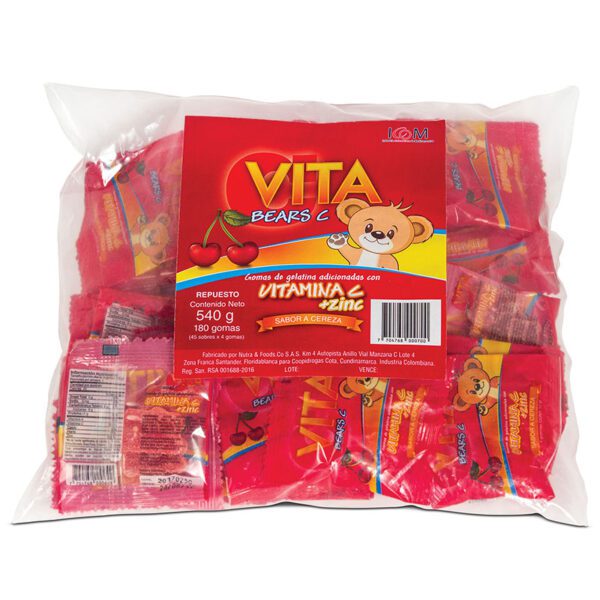 Repuesto Bombones Gomas Vita Bears C 180 Unidades