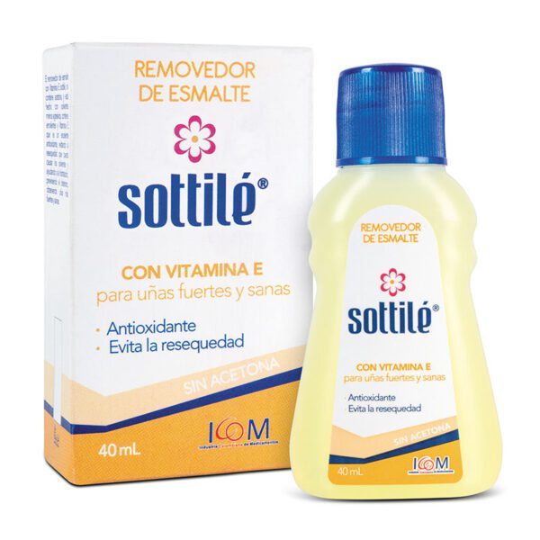 Removedor Sottile Vitamina E 40 Ml Icom - Imagen 2