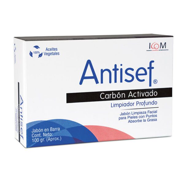 Jabón Anti Sef Carbón Activo 100 Gr. Icom