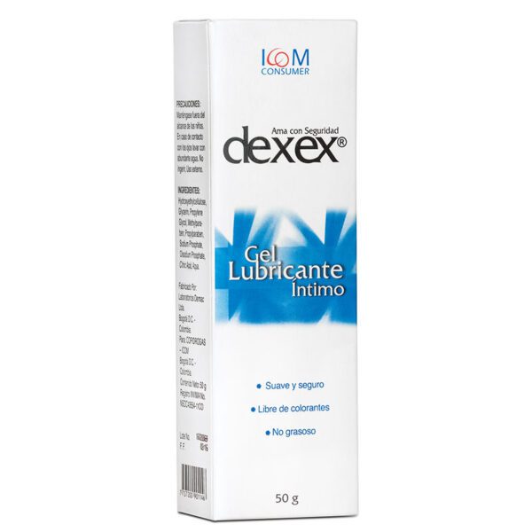 Gel Lubricante Intimo Dexex 50 Gr Icom