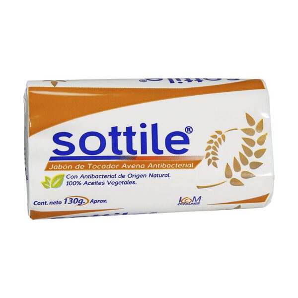 Jabón De Tocador Sottile Avena 130 Gr