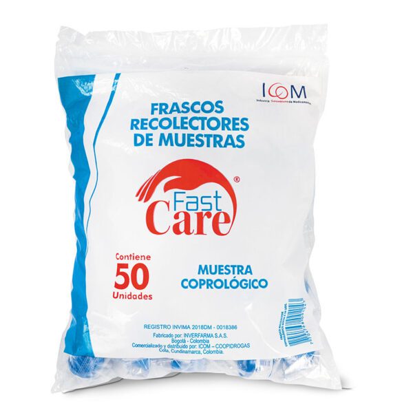 Frasco Recol.Muestras Cop. 50Uds Icom - Imagen 2