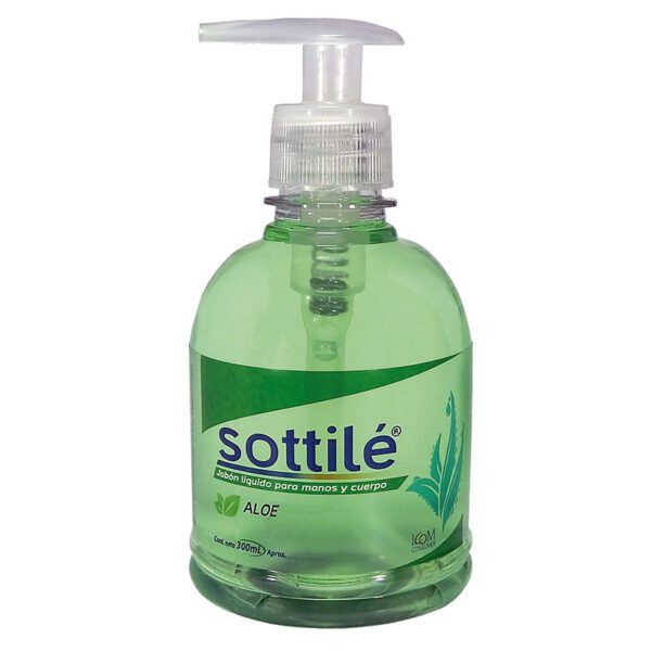 Jabón Líquido Antibacterial Sottile Áloe 300 Ml