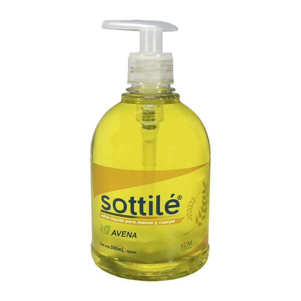 Jabón Líquido Antibacterial Sottile Avena 500 Ml