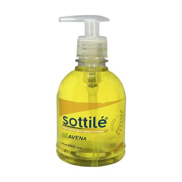 Jabón Líquido Antibacterial Sottile Avena 300 Ml