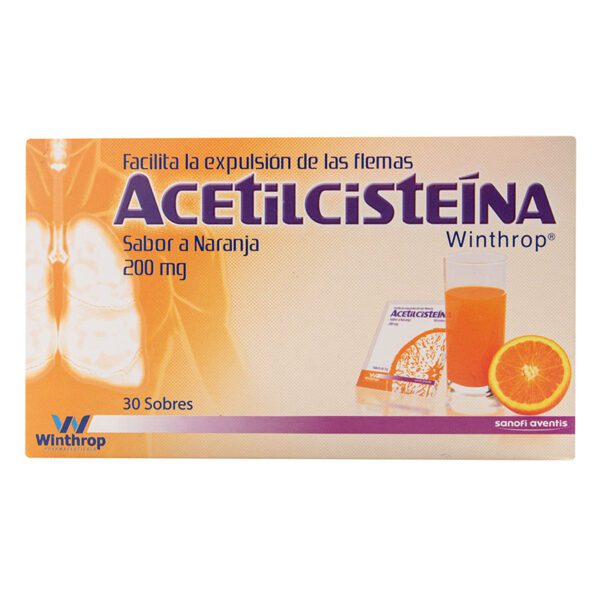 Acetilcisteina 200 Mg 30 Sbs W - Imagen 2