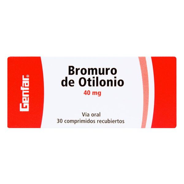 Bromuro De Otilonio 40 Mg 30 Comprimidos Gf - Imagen 2