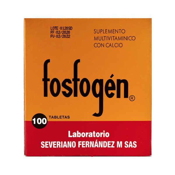 Fosfogen 100 Tabletas - Imagen 2